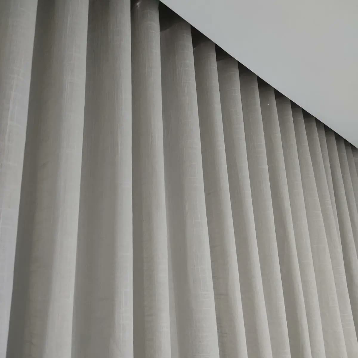 foto de Cortina Linho Blackout 100% 7,00m Sob Medida Trilho Duplo