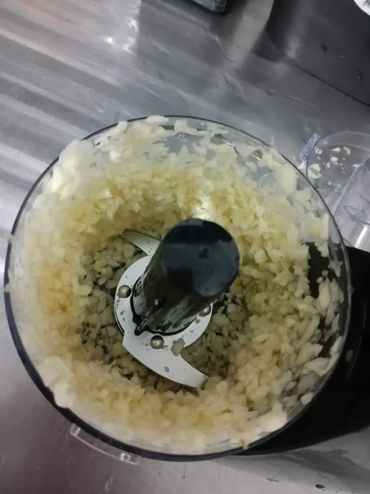 foto de Mini Processador De Alimentos 500ml Elétrico Pica Alimentos Cor Vermelho