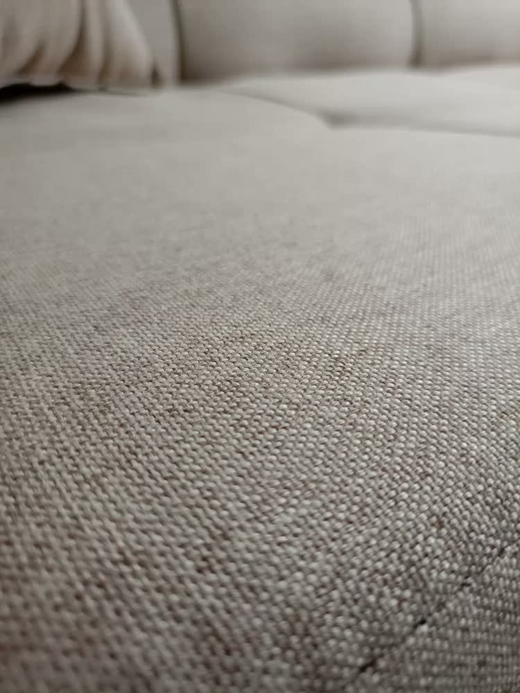 foto de Sofá Cama Sérvia 2,00m Cinza Linho Rústico - King House