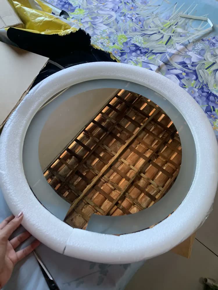 foto de Espelho Com Led Para Maquiagem 50cm Iluminado Touch Screen