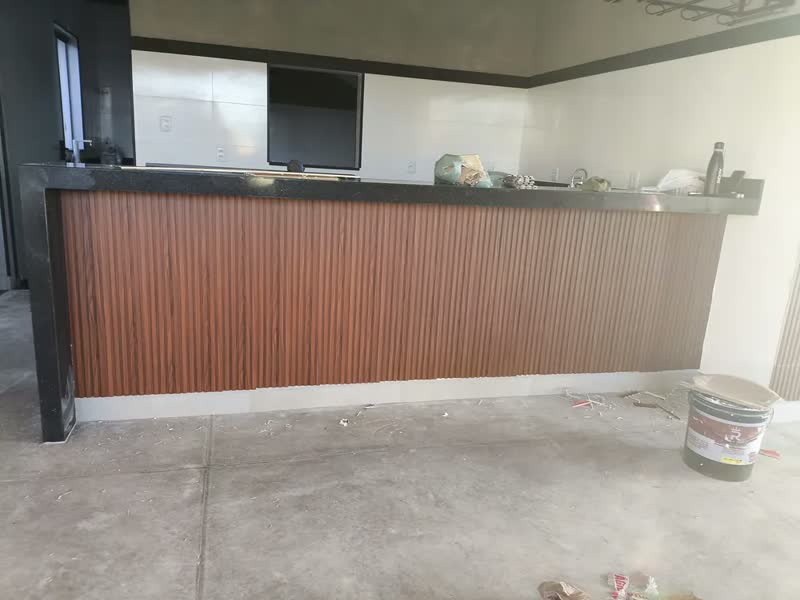 foto de Placa Ripado Wpc 2,90 Metros Decoração Espacowall Parede