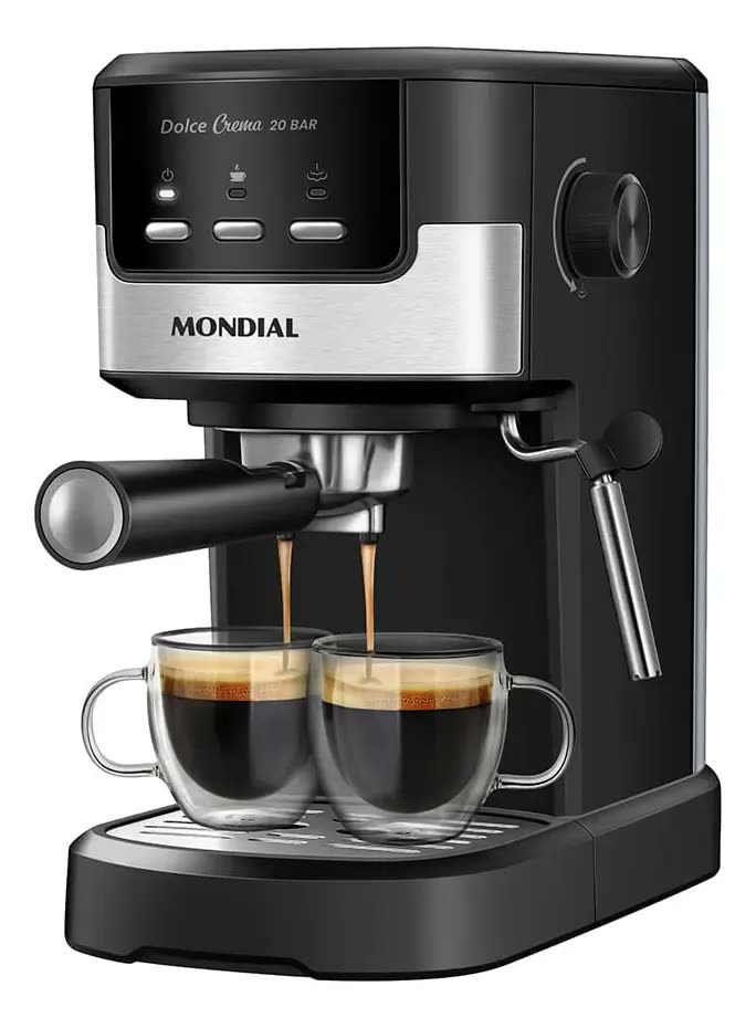 Cafeteira Espresso Dolce Crema 20 Bar Mondial C-20-EC