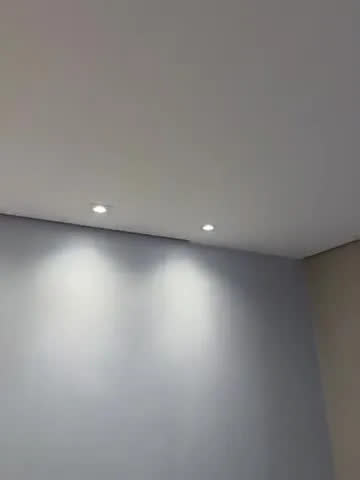 foto de Kit 10 Spot Led Quadrado Embutir Quente 3000k 5w Teto Gesso