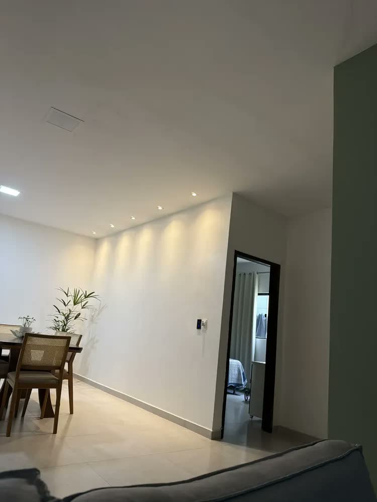 foto de Kit 10 Spot Led Quadrado Embutir Quente 3000k 5w Teto Gesso