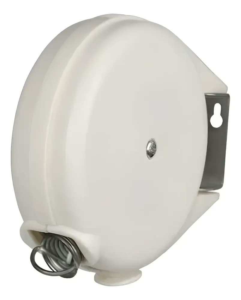 Varal Retrátil Mor de Parede para Lavanderia, Branco