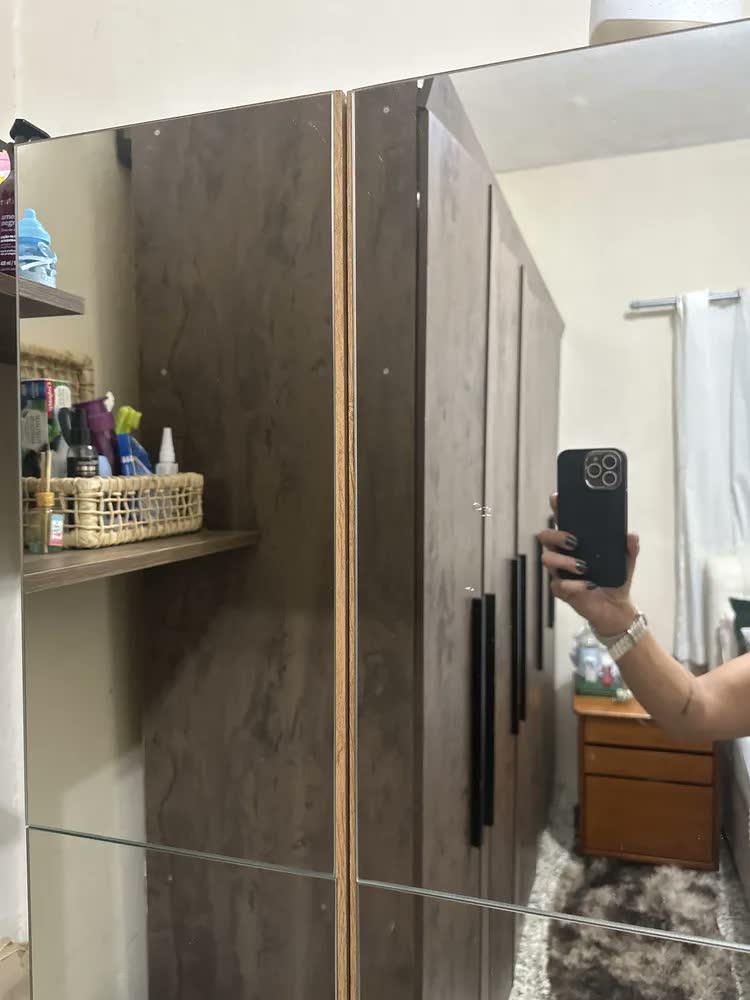 foto de Sapateira 2 Portas Com Espelho Tokio Premium Carioca Móveis Cor Cinamomo