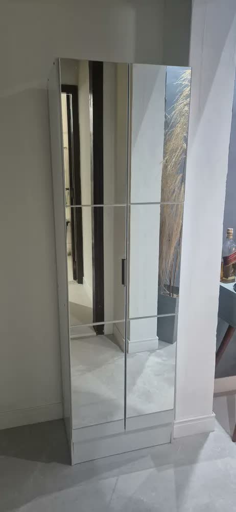 foto de Sapateira 2 Portas Com Espelho Tokio Premium Carioca Móveis Cor Cinamomo