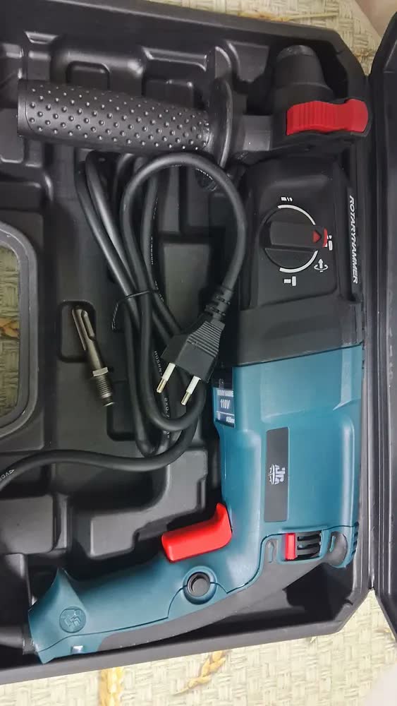 foto de Martelete Rotativo Rompedor 1200w Furadeira Impacto Dc 110v