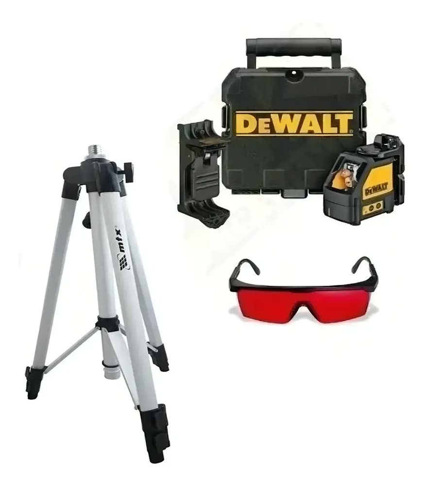Dw088 Nível Laser Vermelho Dewalt C Tripe Óculos Adaptador