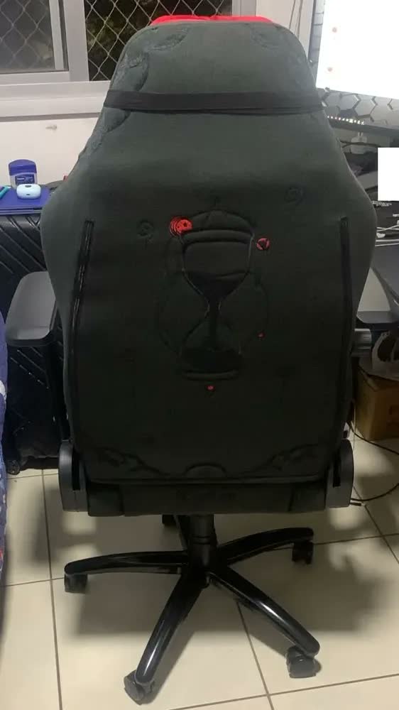 foto de Cadeira Gamer Mancer Cycles Z Life, Preto E Vermelho