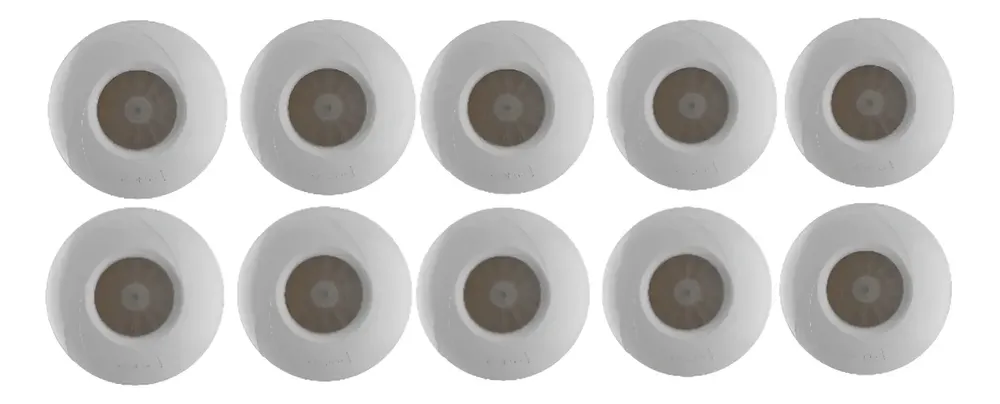 Kit 10 Sensor De Presença Teto 360° Embutir/sobrepor Exatron