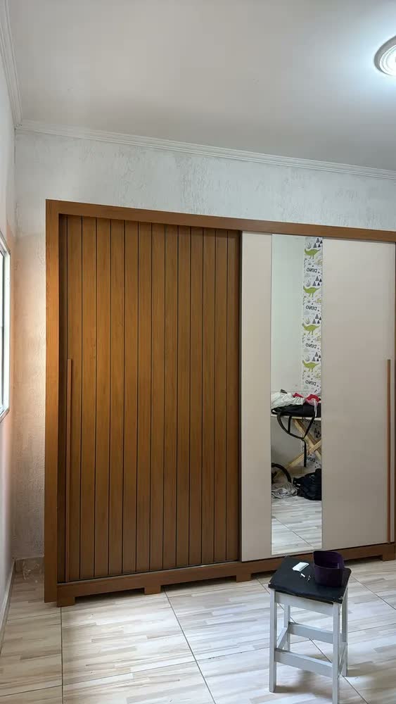 foto de Guarda Roupa Casal 2 Portas 4 Gavetas Romanus Marrom Caemmun Marrom