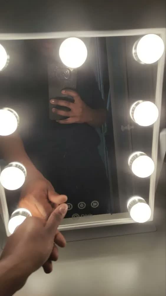 foto de Espelho Led Maquiagem Touch Light Camarim 360° Graus