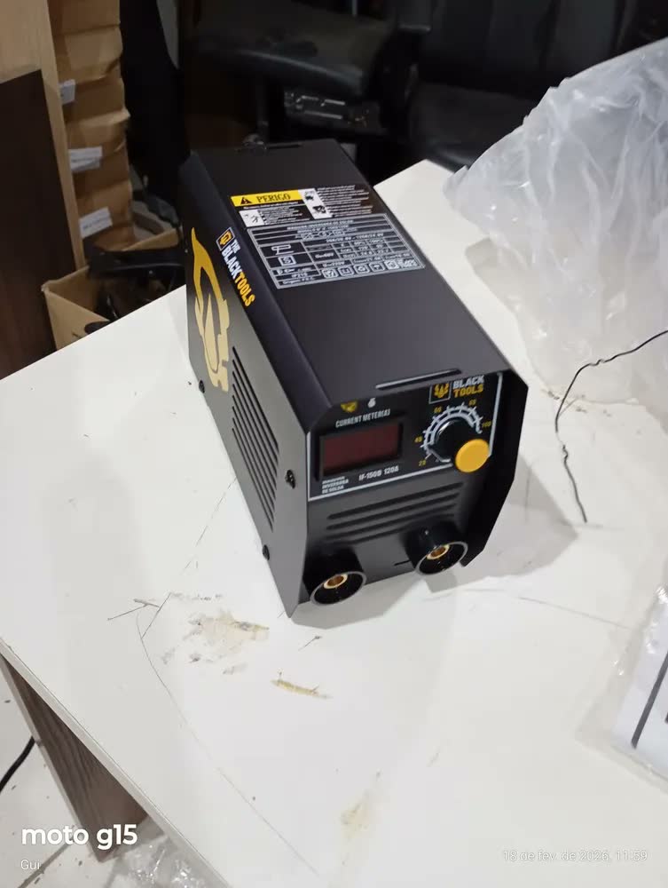 foto de Máquina Solda Inversora Eletrodo 120a Mma/tig Elétrica 220v