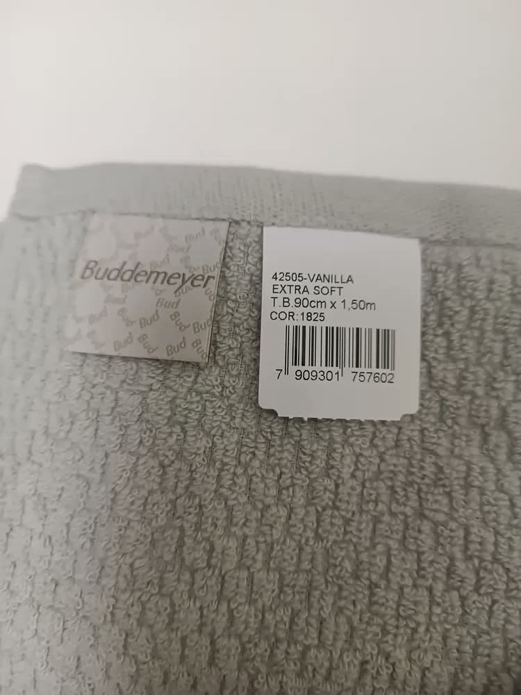 foto de Jogo Banho Buddemeyer Vanilla Extra Soft 100% Algodão 4peças Cor Bege Verde 3214/1171 2 Toalhas de Banho e 2 Toalhas de Rosto
