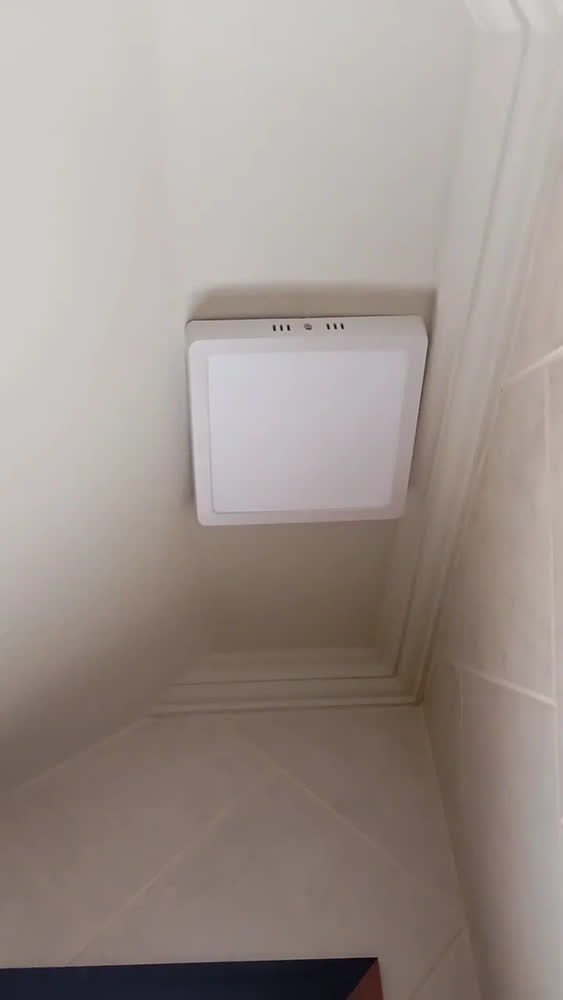 foto de Kit 3 Painel Plafon Led 18w Sobrepor Quadrado Branco Bivolt