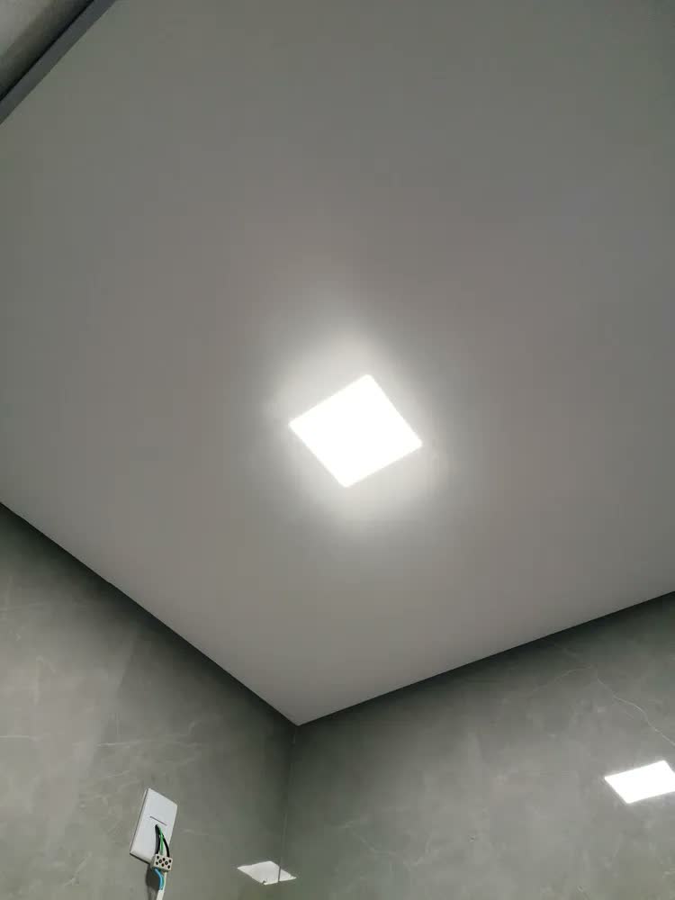 foto de Kit 3 Painel Plafon Led 18w Sobrepor Quadrado Branco Bivolt
