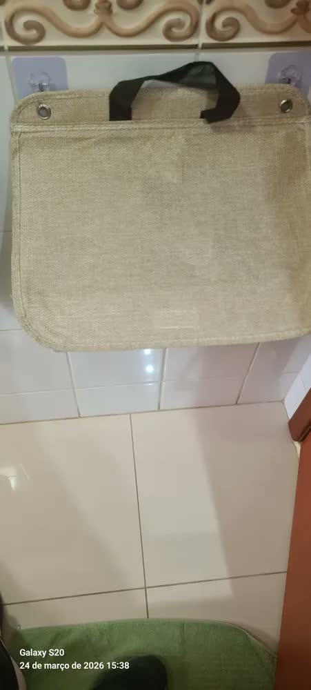 foto de Cesto De Banheiro Roupa Suja Pendurar Portátil Dobrável