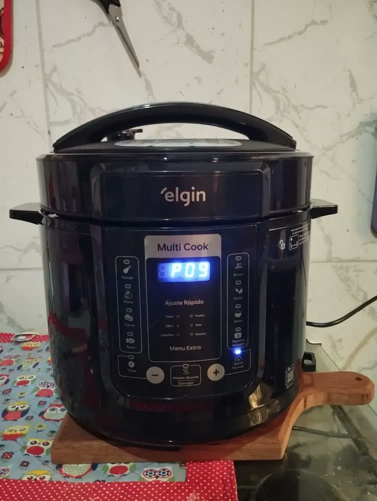foto de Panela De Pressão Digital Elétrica Elgin Multi Cook 5l