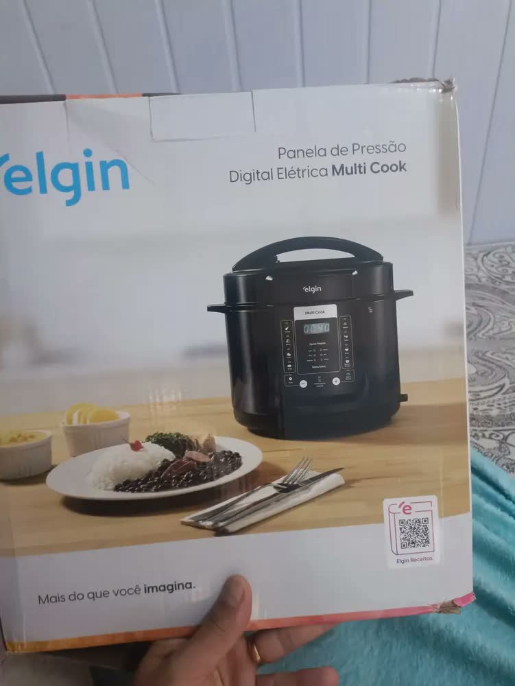 foto de Panela De Pressão Digital Elétrica Elgin Multi Cook 5l