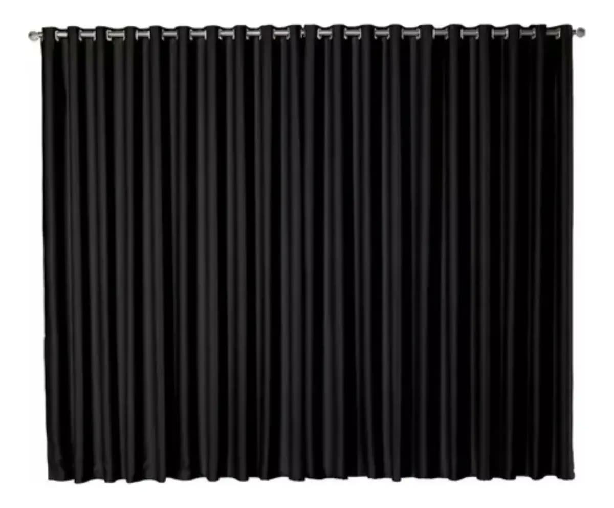 Cortina Blecaute Tecido Grosso 1,60m X 1,50m Para Quarto