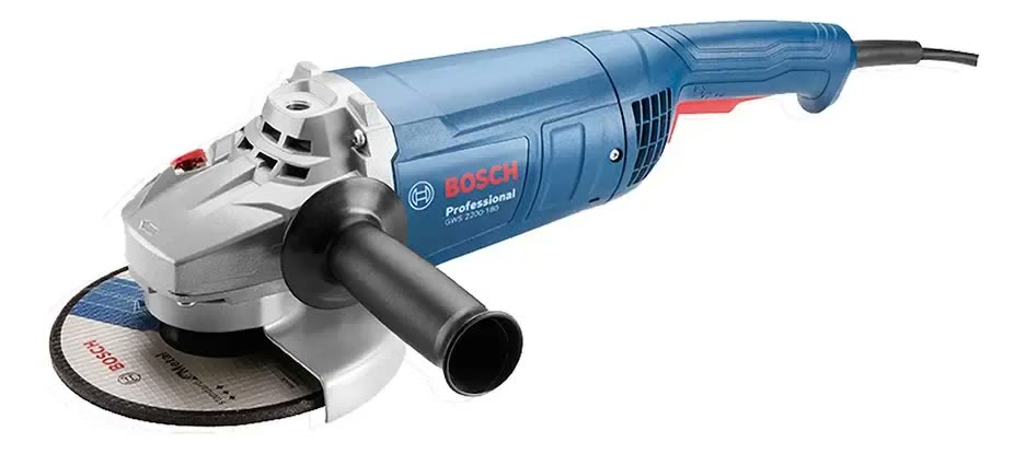 Esmerilhadeira Bosch GWS 2200-180 2200w Azul Profissional 18cm