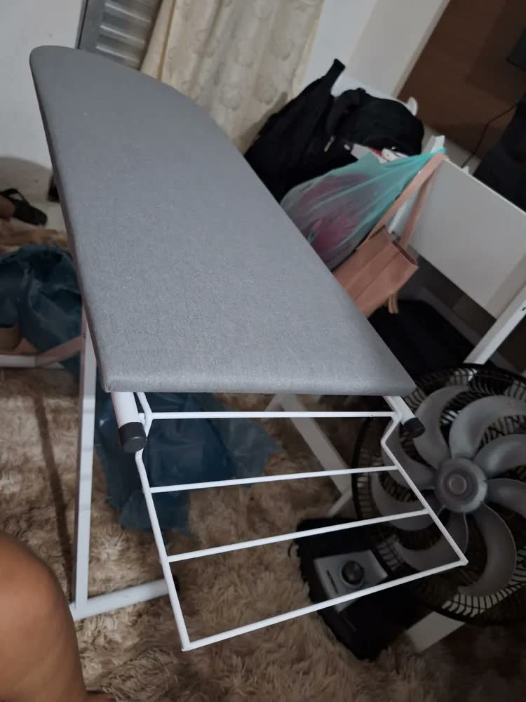 foto de Tabua De Passar Roupa Tecido Térmico Anti-Chamas Itagold cinza