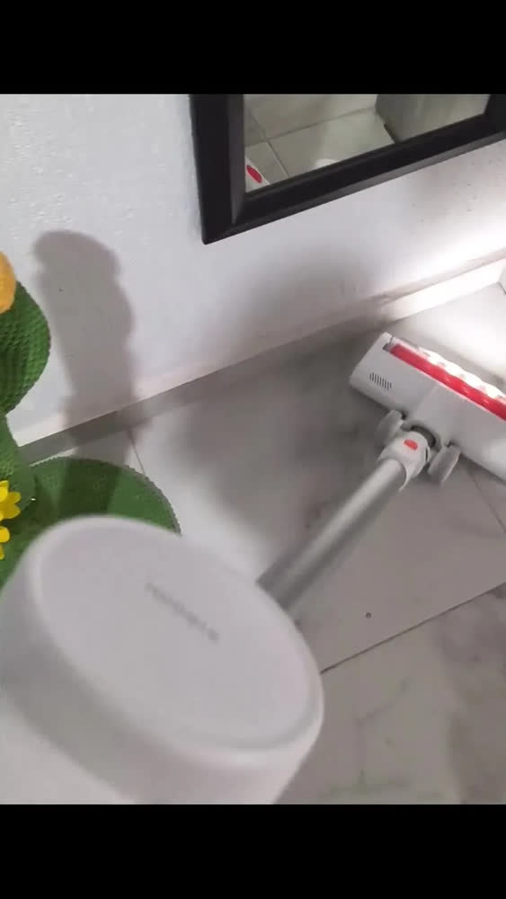 foto de Aspirador Xiaomi Vacuum G20 Lite com sucção branca de 18000pa