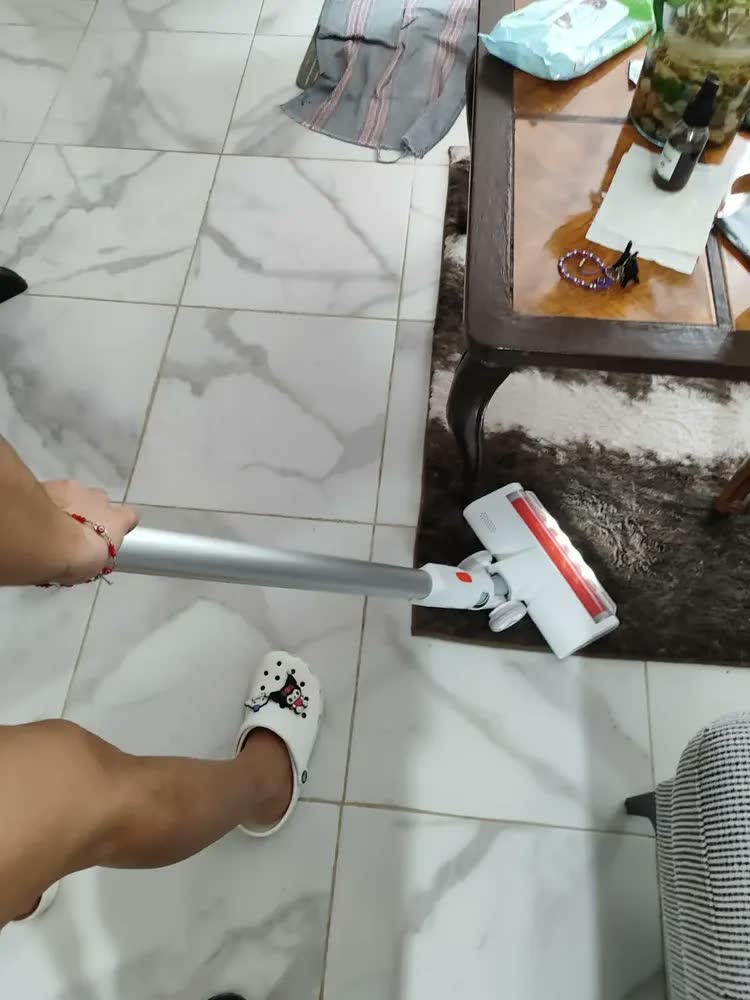 foto de Aspirador Xiaomi Vacuum G20 Lite com sucção branca de 18000pa