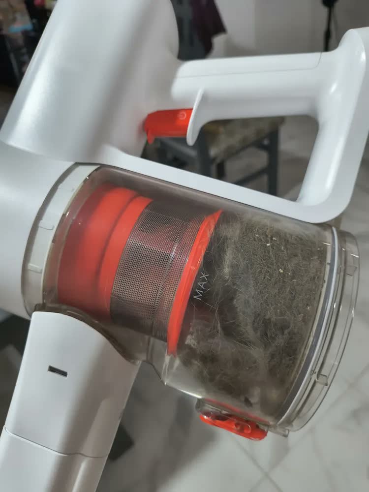 foto de Aspirador Xiaomi Vacuum G20 Lite com sucção branca de 18000pa