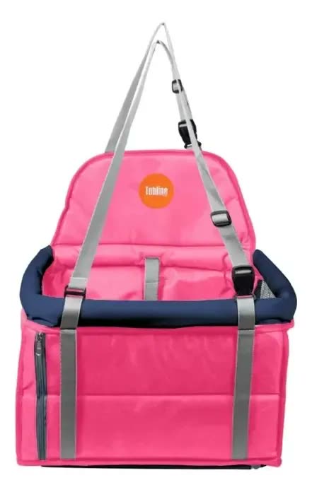 Bolsa De Transporte Pet - Tam. M - Passeios - Viagens Cor Rosa