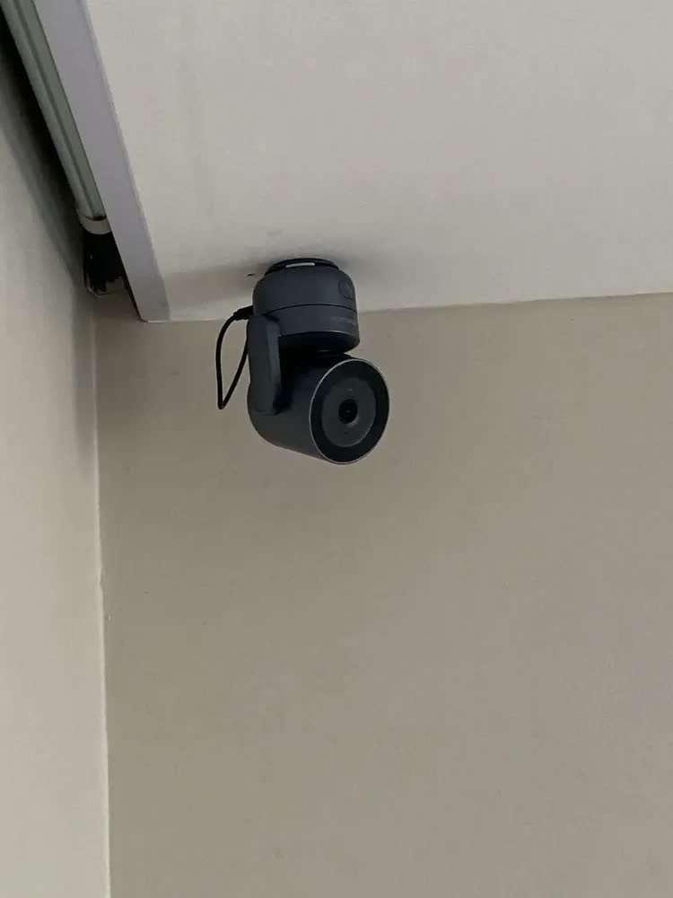 foto de Câmera Segurança Wifi Inteligente Novadigital Cs-call Botão Chamada Onvif Tuya Smart Life Alexa Google App 110V 220V Bivolt Com Fonte Cinza