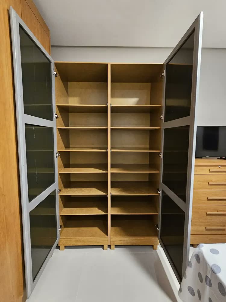 foto de Sapateira 1 Porta Com Espelho Gold Gelius Cor Naturale