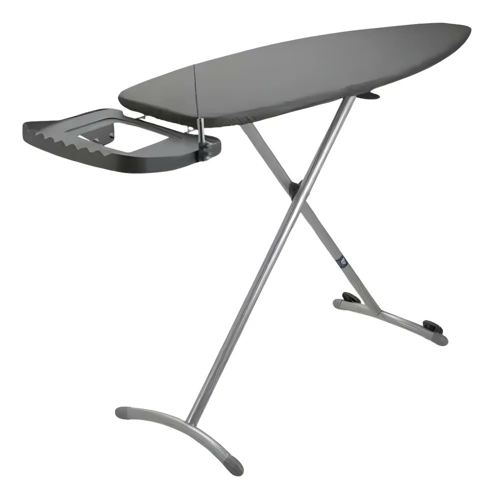 Tábua De Passar Com Rodinhas E Suporte Fio 45,7cm X 1,34m
