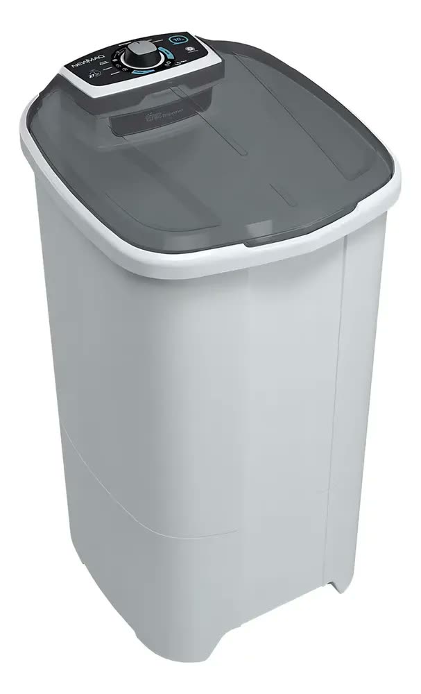 Tanquinho de Lavar Roupa 10kg Newmaq Semiautomática Branco 127V