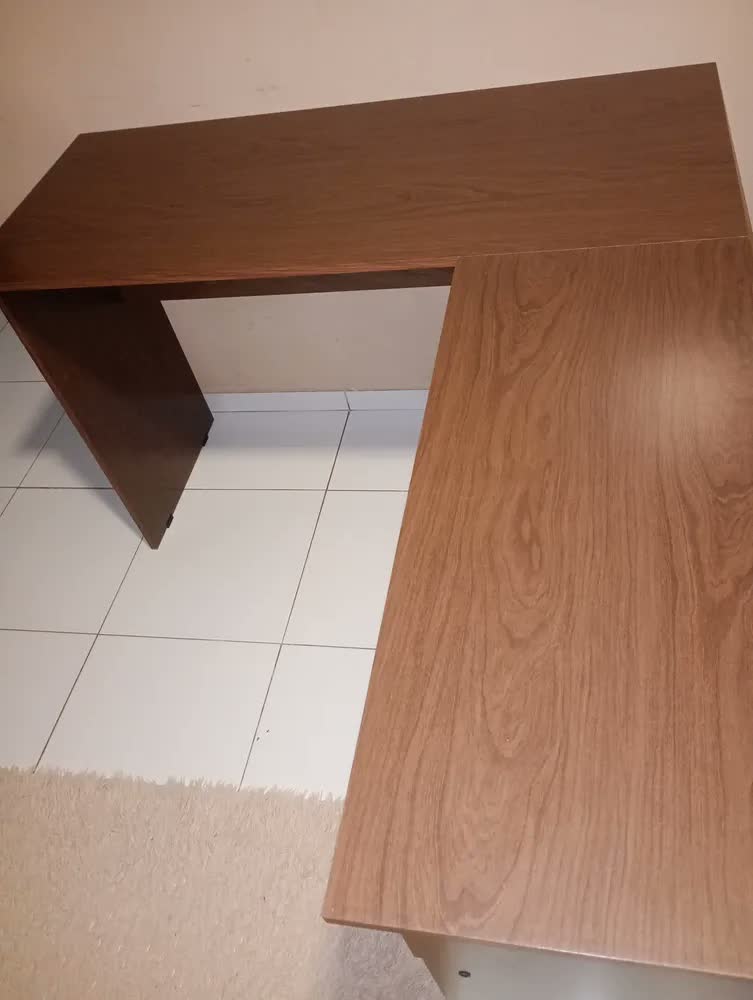 foto de Mesa L Escritório Gamer Estudo 1 Gaveta Suporte P/ Cpu