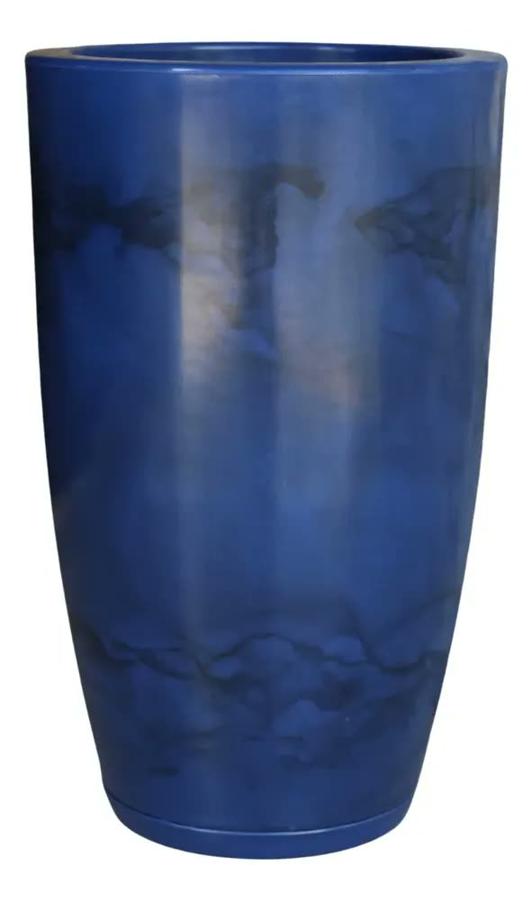 Vaso Plantas Decorativo Polietileno Grande Luxo Flores Sala