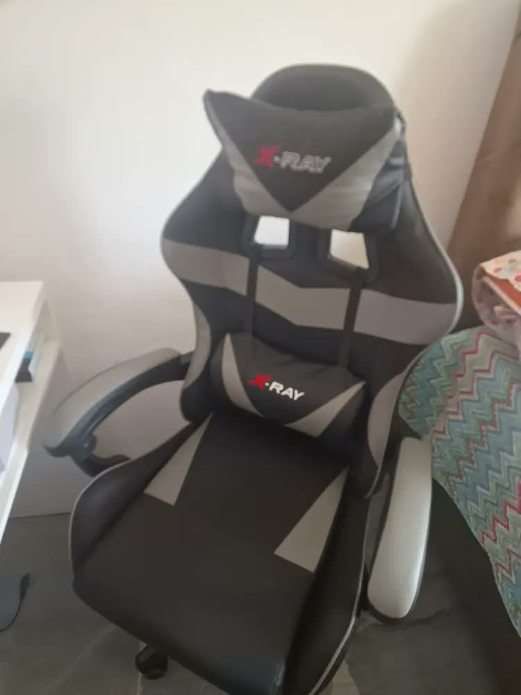 foto de Cadeira Gamer X-ray Ergonômica Estofada Reclinável Com Apoio