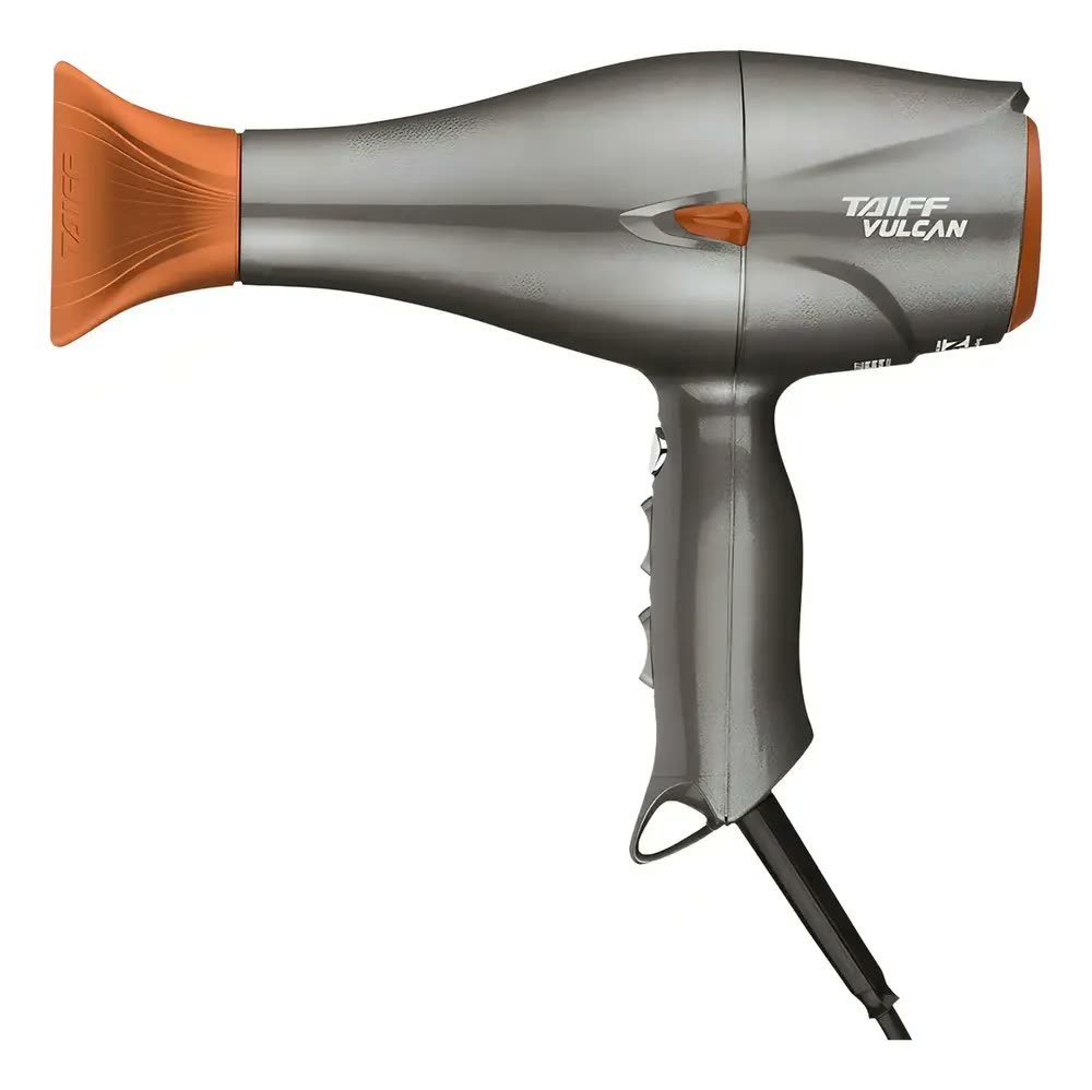 foto de Secador De Cabelo Taiff Vulcan 2500w Profissional Cor Cinza/laranja