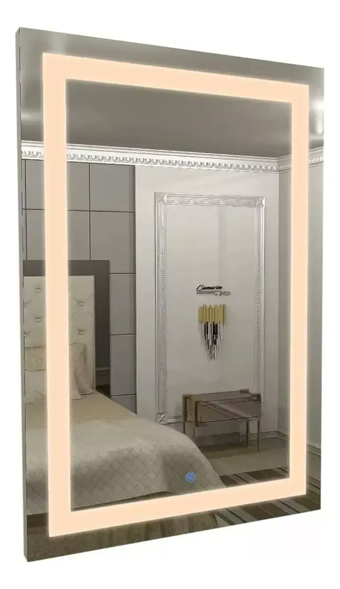 Espelho Grande 100x60 Com Iluminação Led Touch