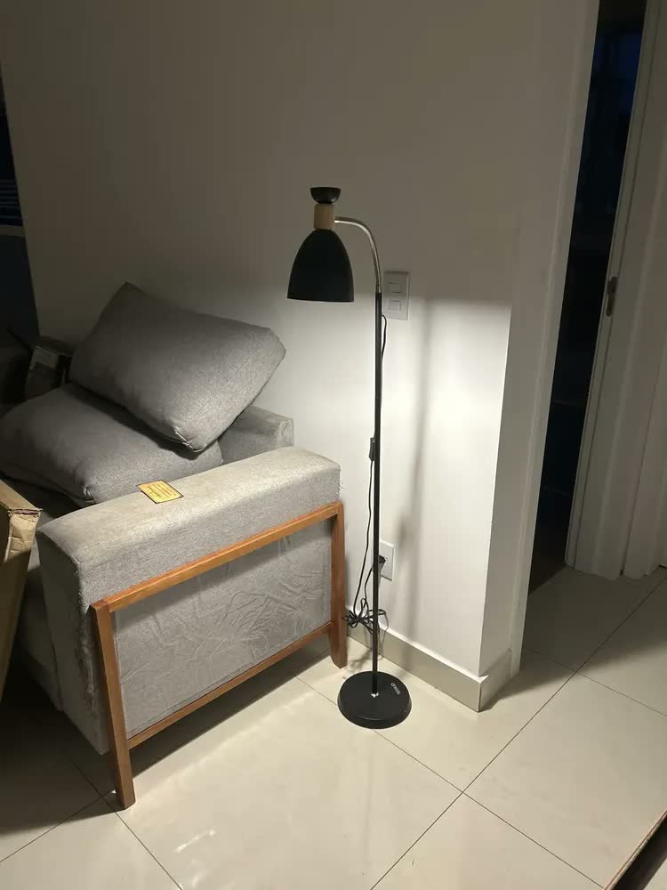 foto de Abajur De Chão Flexivel Luminaria Chao Articulada Piso