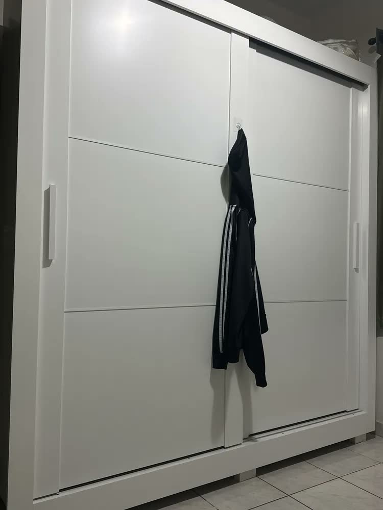 foto de Guarda Roupas 2 Portas De Correr 4 Gavetas Titanium Zanzini