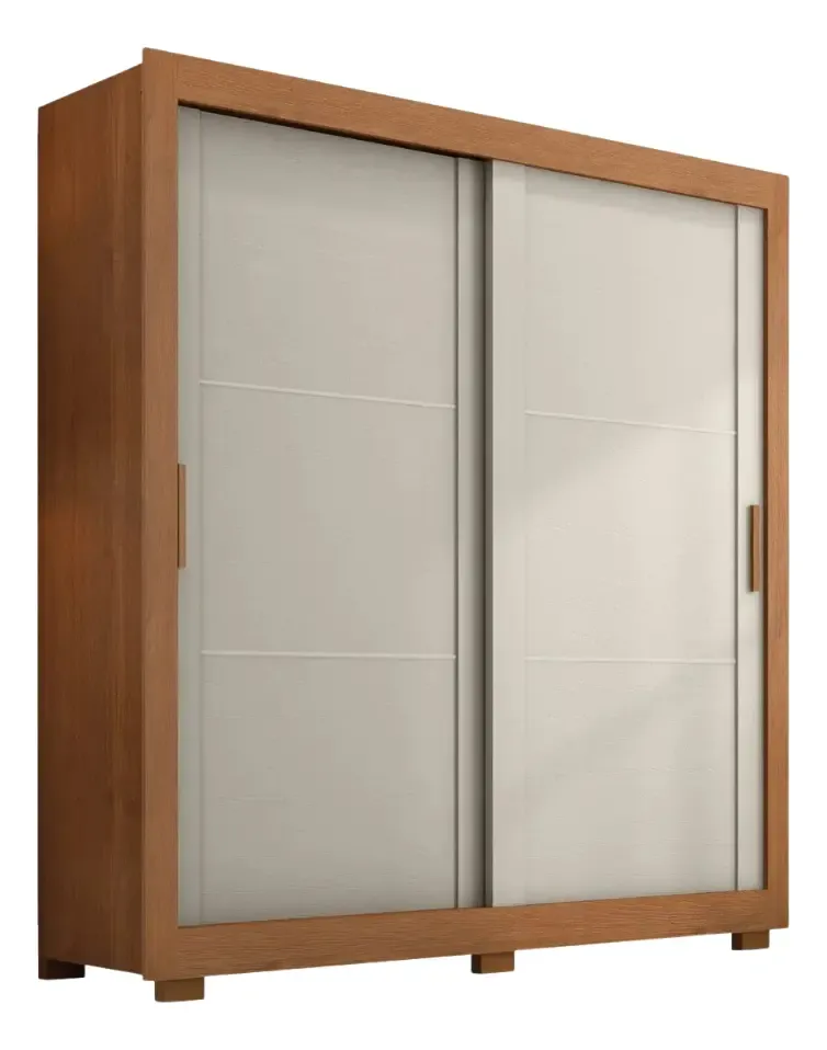 Guarda Roupas 2 Portas De Correr 4 Gavetas Titanium Zanzini