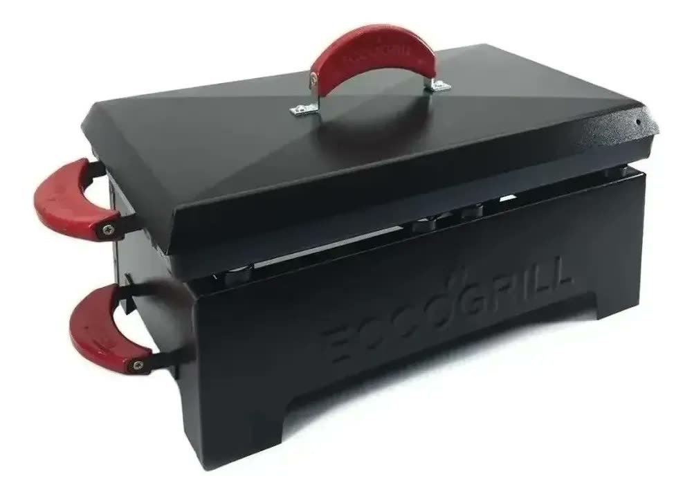 Churrasqueira A Álcool Portátil Com Chapa Ecogrill