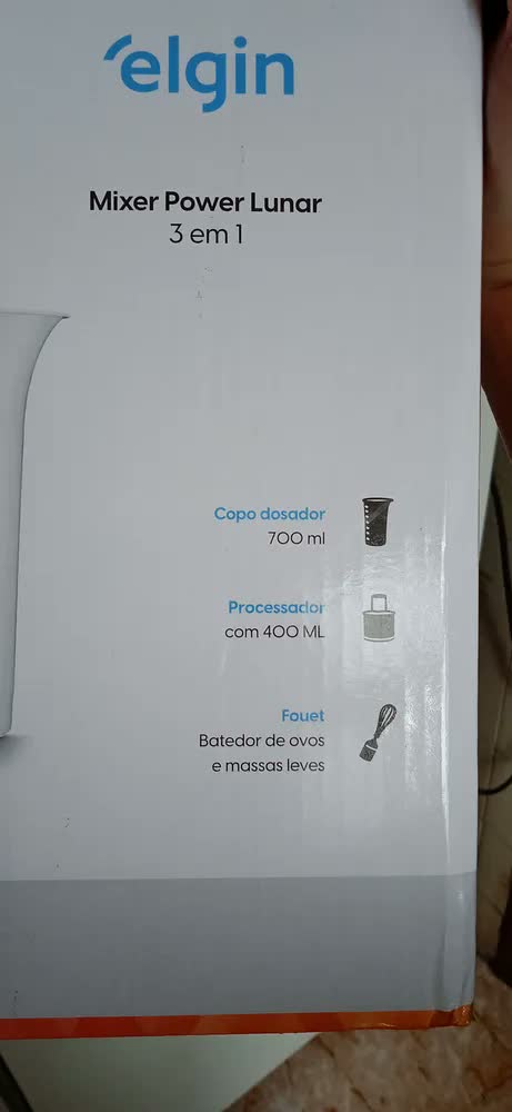 foto de Mixer Power Inox 3 Em 1 600w Elgin Lunar -