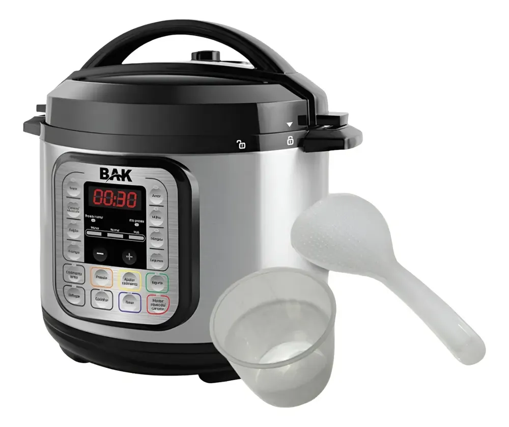 foto de Panela Pressão Elétrica Feijão,arroz,carne 6litros Inox