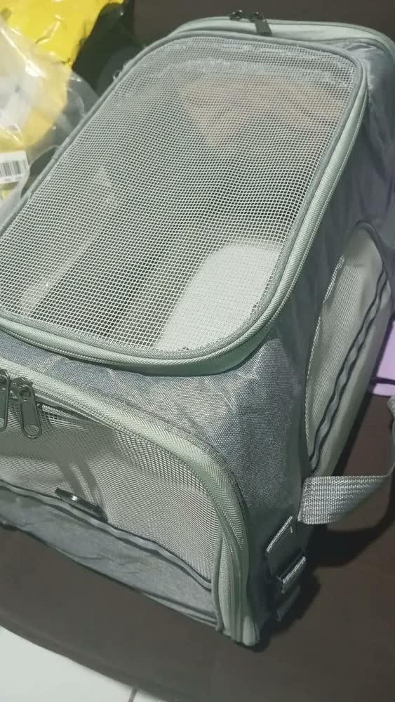 foto de Bolsa De Transporte Pet Viagem Avião Carro Para Cães E Gatos