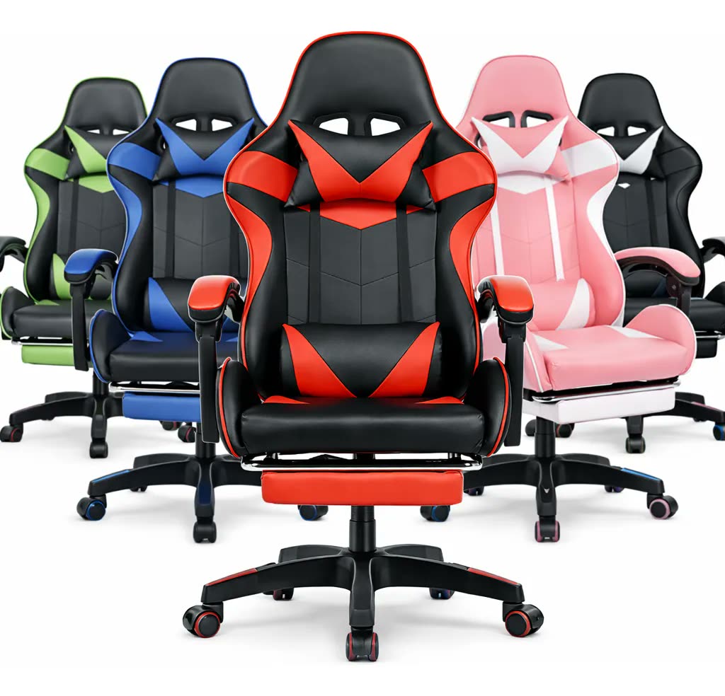 foto de Cadeira Gamer Ergonômica Reclinável Giratória Confortável