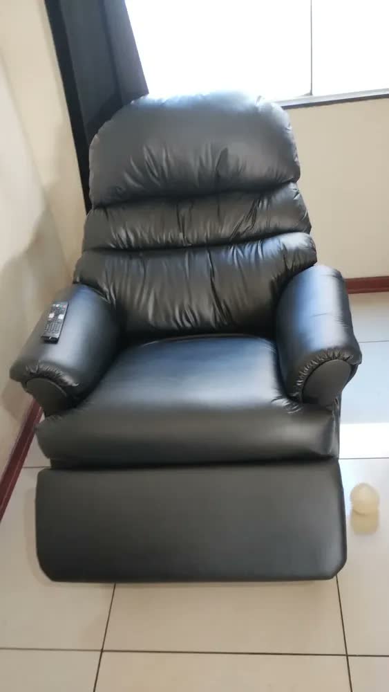 foto de Poltrona Do Papai Reclinavel Atlas Corino Marrom Conforto
