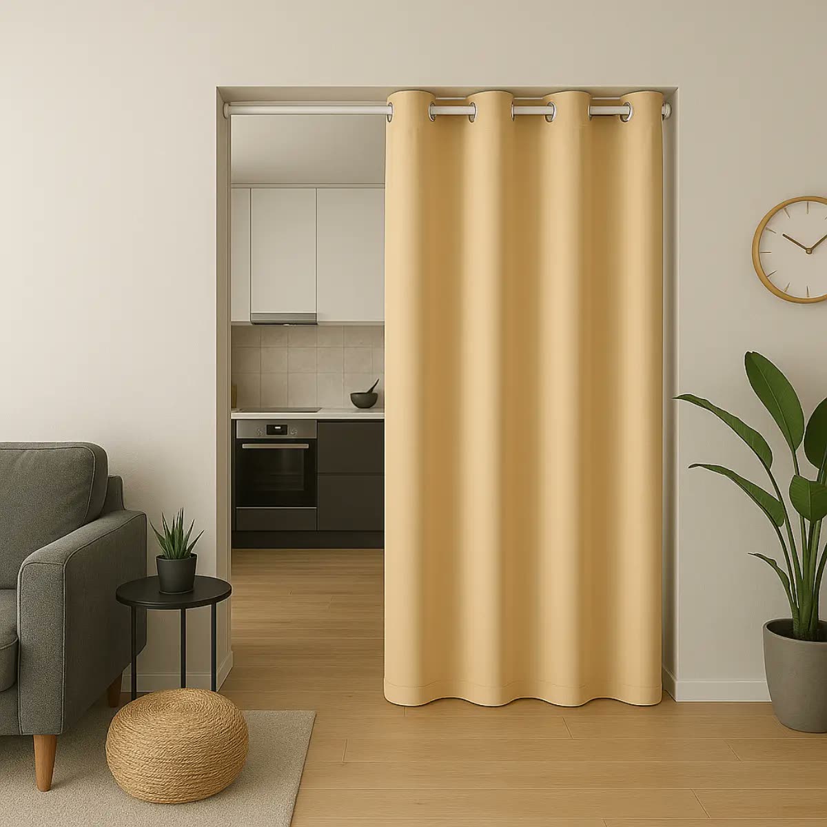 Cortina Pvc Porta Banheiro Quarto 1,38x2,0 Blecaute Box